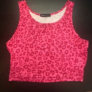 Leopard Pink Top